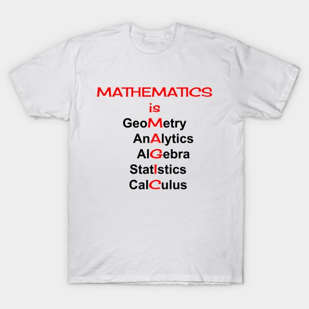 Mathematics is Magic T-Shirt by needthattshirt